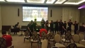 ????جشن قهرمانی ریال مادرید در اردوی تیم ملی با همراهی کی روش