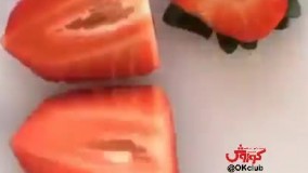 درست کردن گل با شاه توت