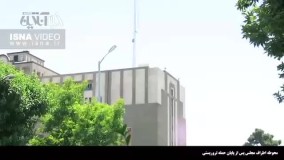  محوطه اطراف مجلس پس از پایان حمله تروریستی
