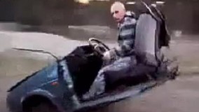 مطمینم اگه یک روز ماشین بخرم این شکلیه