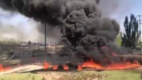 انفجار تانکر سوخت در میدان تبادل امام علی (ع) تبریز