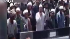 حمایت مردم هند از ایران با فریادهای «لبیک یا حسین» و «لبیک یا مهدی»