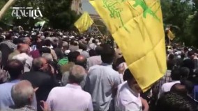 خداحافظی باشکوه مردم با شهدای حادثه تروریستی تهران 