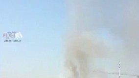 آتش گرفتن یک باب مغازه در ضلع جنوب غربی میدان قدس