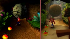 مقایسه بازی کرش در ps1 و  ps4