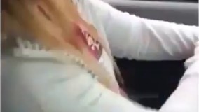 این خانوم هنگام رانندگی، پدال ترمز رو گم کرد   کلمات در وصف کاری که کرد ناتوانه واقعن