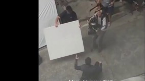 دکتر استرنج سر صحنه فیلمبرداری جنگ بینهایت