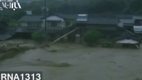 بارش باران های سیل آسا و  سیل در ژاپن
