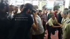 دیدار سردار سلیمانی با پدر شهید حججی 