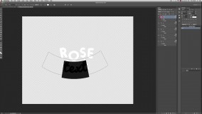 آموزش افکت لایه باز متن بادکنک فویلی برای فتوشاپ
