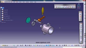  روش کار با دستور snap در محیط مونتاژ کتیا