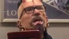 حضور شیطان در مترو!