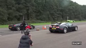  Bugatti Veyron Vs Ferrari458 - Italia DragRace