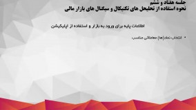 76.نحوه استفاده از تحلیل های تکنیکال و سیگنال های بازار