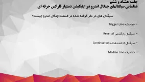 86.شناسایی سیگنالهای چنگال اندرو در اپلیکیشن دستیار فارکس