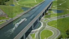 پل هوایی عبور کشتی بلژیک