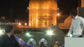 لحظه شفا گرفتن یک کودک در حرم امام رضا (ع) در حالی که تصویر بصورت زنده از تلویزیون پخش می‌شد