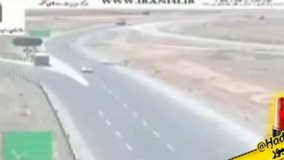 حادثه ثبت شده توسط دوربین های مدار بسته در محور مشهد_تربت حیدریه