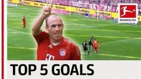 5 گل برتر آرین روبن