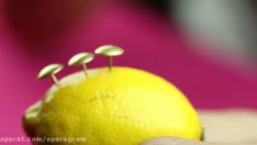 روشن کردن دیود و شارژ موبایل با لیمو