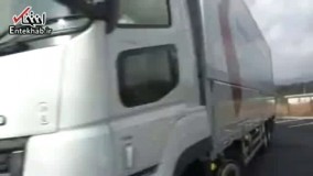 فیلم/ آزمايش کاميون‌های بدون راننده در ژاپن