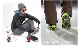 زنجیر کفش ابداعی برای جلوگیری از سر خوردن در زمستان