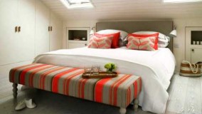 اجرای دکوراسیون داخلی منزل- اتاق خواب زیر شیروانی