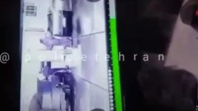 فیلم لحظه انفجار وانت نیسان در جایگاه سوخت بزرگراه فتح تهران