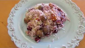 Sour Cherry Rice | Albaloo polo | آلبالو پلو