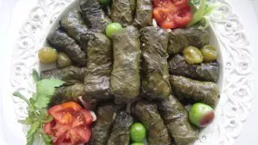 طرز درست كردن دلمه برگ مو