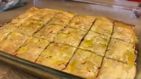 How to make baklava (Jack Wallace)آموزش باقلوا توسط جك 