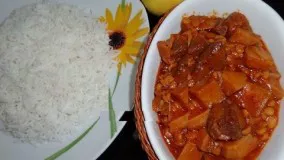 خورش به و آلو