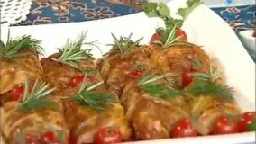 طرز تهیه دلمه کلم برگ