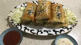 Spinach and cheese roll آموزش پرطرفدارترين اسنك استراليايي  اسفناج رل