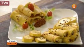 آشپزی آسان کرپ با موز و عسل و مایه گوشت