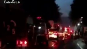 فیلم/ آتش‌سوزی کارگاه مبل ۲۰۰۰ متری در تهران
