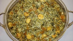 طرز تهیه کلم پلوی شیرازی آسان