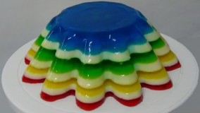  ژله رنگین کمان rainbow jelly