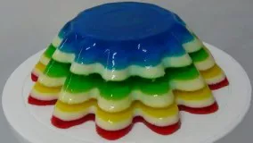  ژله رنگین کمان rainbow jelly