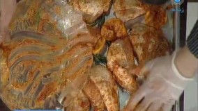 مرغ و سیب زمینی تنوری