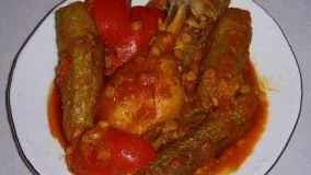 آموزش خورش کدو با مرغ 