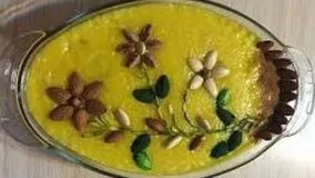  طرز تهیه شله زرد دسر خوشمزه و سنتی ایرانی 