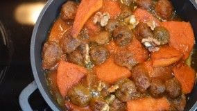 آموزش خورش کدو حلوایی 