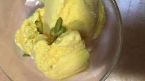 آموزش بستنی سنتی یا زعفرانی خیلی خوشمزه و آسان خانگی 