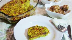  طرز تهیه خوراک (گراتن) مرغ و سبزیجات سالم و فوق العاده خوشمزه