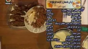 گراتن‏ بادمجان و گوشت چرخكرده