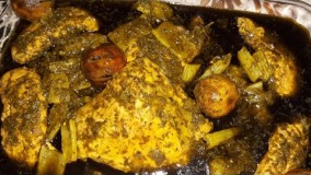 آموزش خورشت كرفس خوش رنگ با فوت فنهاي ان توسط پروانه جوادی