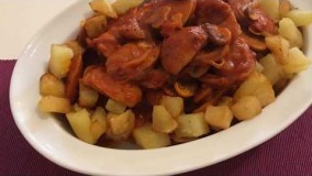 How to make Iranian spicy sausage dish  (sosis bandari ), sausage Bandari سوسیس بندری