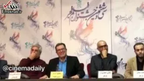 فیلم/ ابراهیم حاتمی کیا: شرمم می آید که جلوی نمایش «گزارش یک جشن» را گرفتند