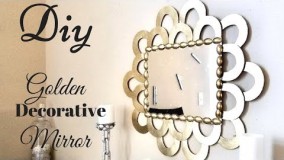 دکوراسیون نوروز-استفاده از آینه های طلایی در تغییر دکوراسیون برای نوروز